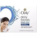 Olay Daily Deeply Clean 4-in-1 Water Activated Cleansing Face Cloths 33ct (Pack of 8)