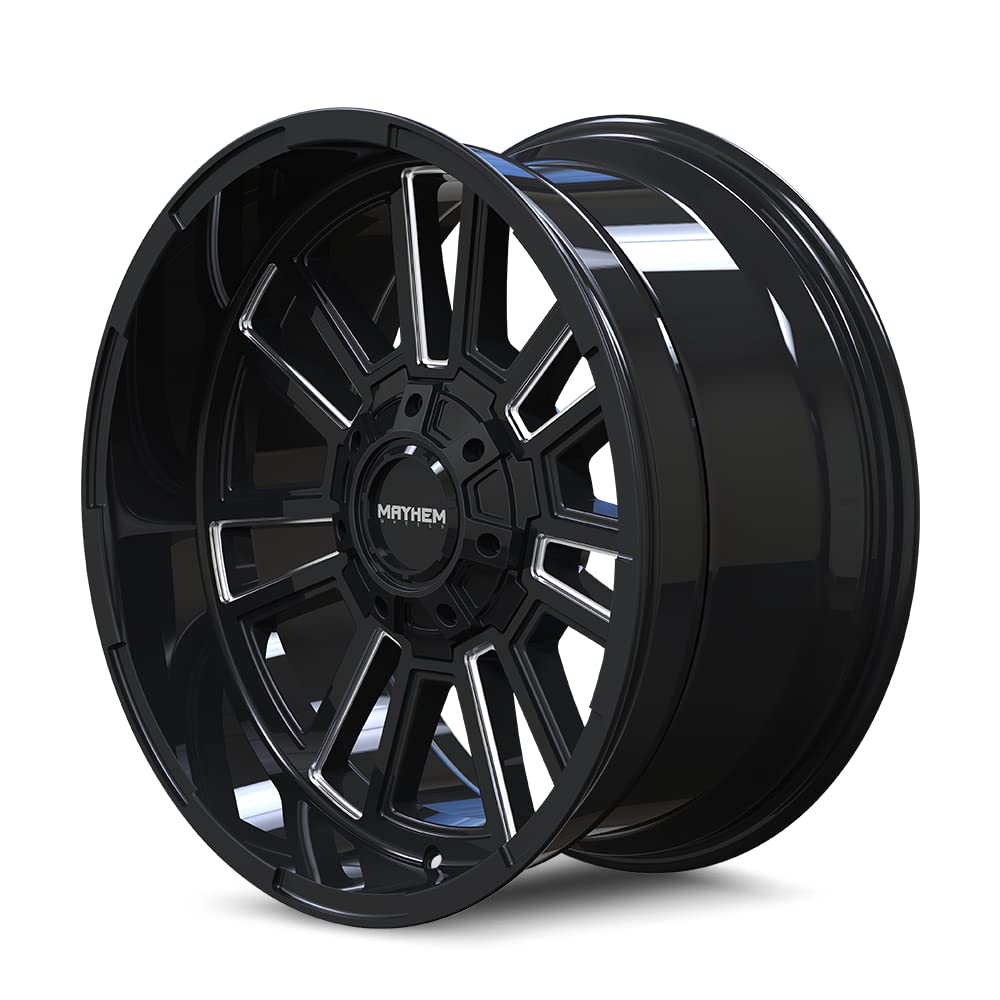 MAYHEM Apollo 8115 Gloss Black Milled 20-9 8-170 0MM 125.2MM