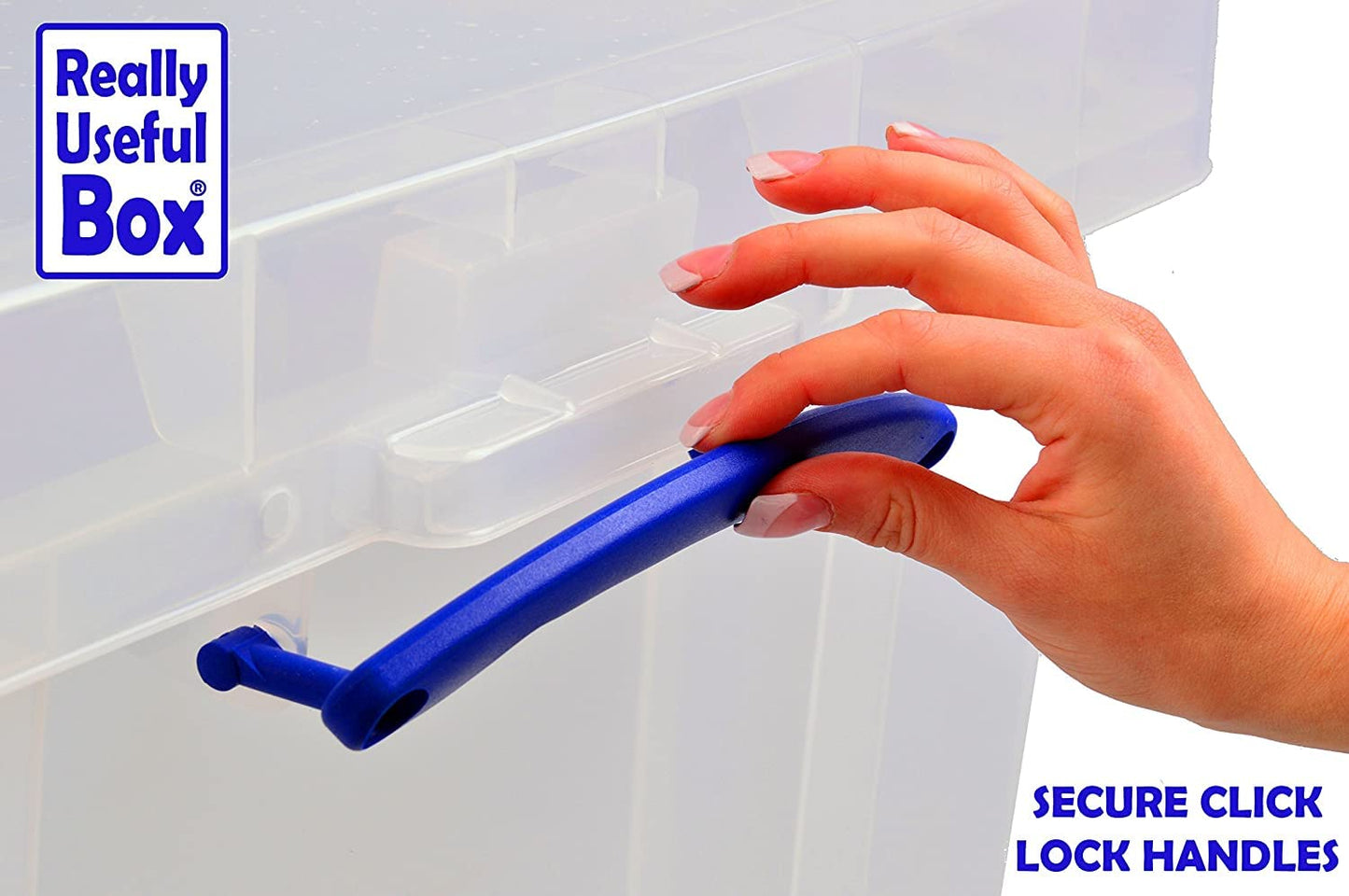Really Useful Storage Box 9 Litre Pack of 2 - Color: Clear