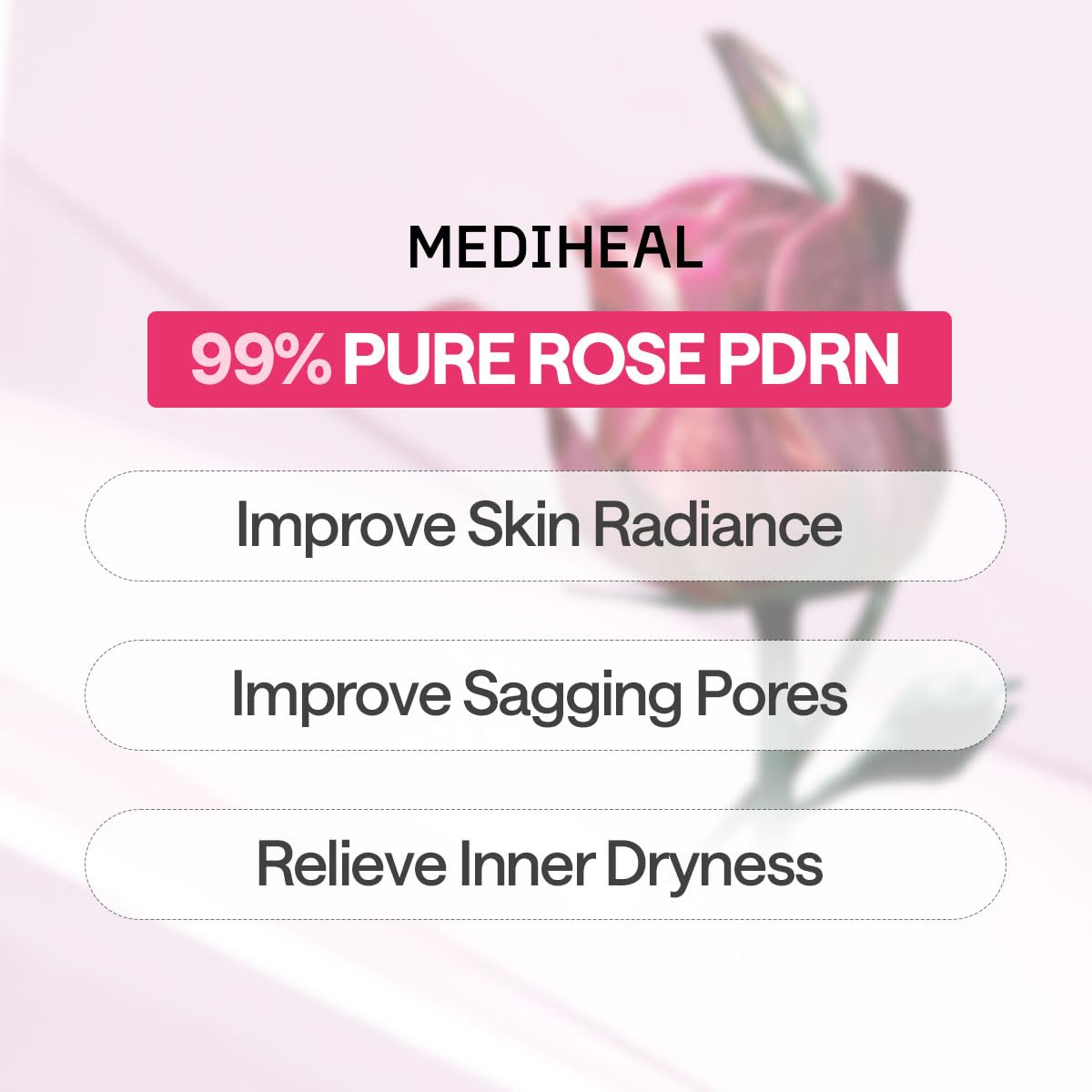 MEDIHEAL Essential Face Mask [PDRN] Healthy Glow 10 pcs. with 99% Purity White Rose PDRN for Glass Skin, Pore Care, Skin Firming - Home Skin Care Beauty and Personal Care MEDIHEAL