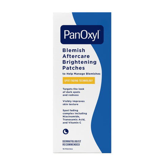 PanOxyl Blemish Brightening Patches: Dermatologist-Recommended, Help Fade Post-Acne Dark Spots and Reduce Redness, Large Clear Patches Cover a Bigger