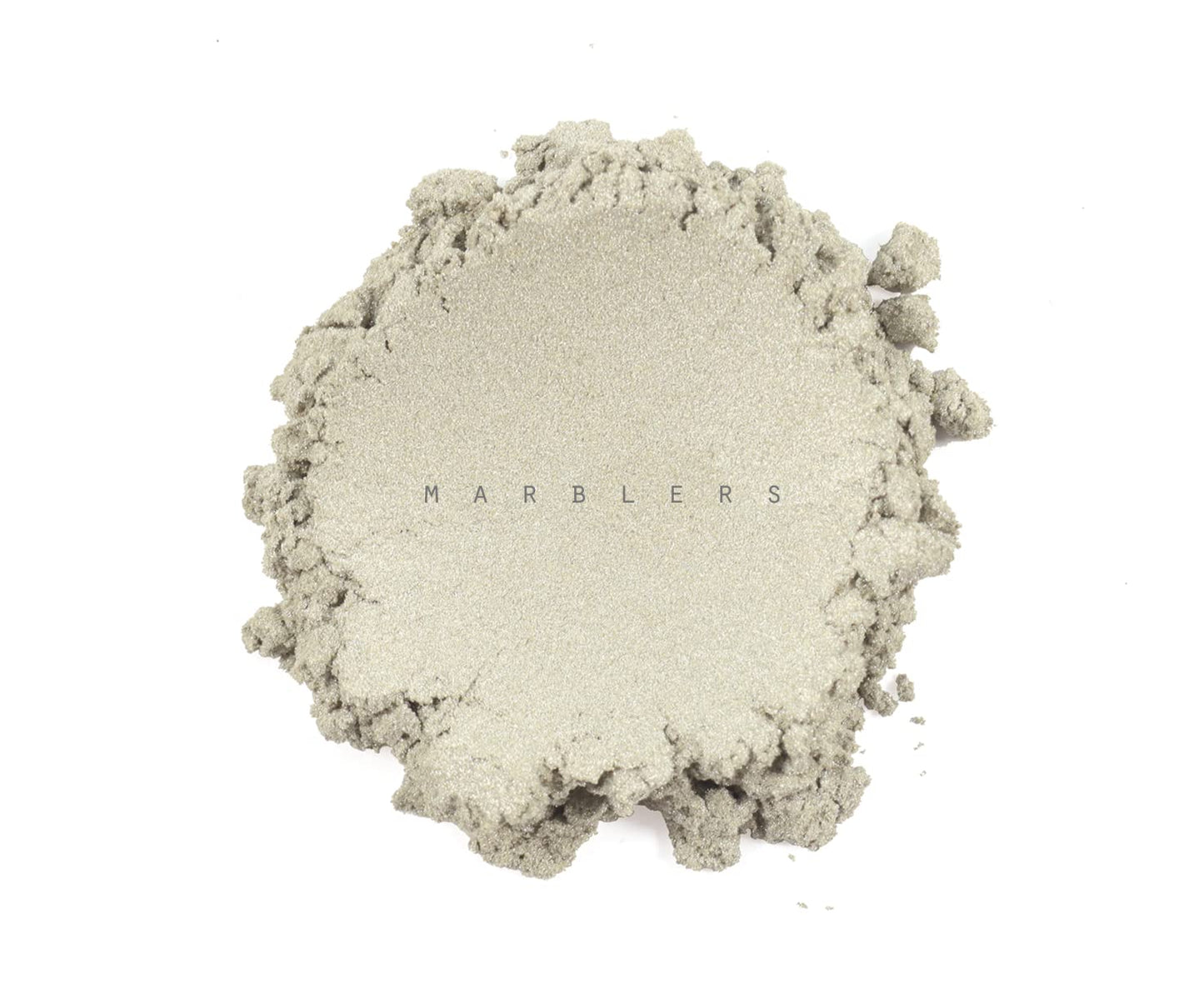 MARBLERS Fine Natural Mica Powder [Beige Gray] 0.11oz (3g) | Highly Pigmented | Non-Toxic, Vegan, Cruelty-Free | Eyeshadow, Body Butter, Nail Polish
