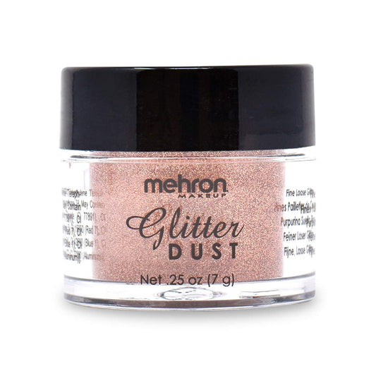 Mehron Makeup Paradise Glitter FX | Professional Cosmetic for Makeup & Art | Vibrant & Shimmering Loose Glitter .25 oz (7 g) (Copper)