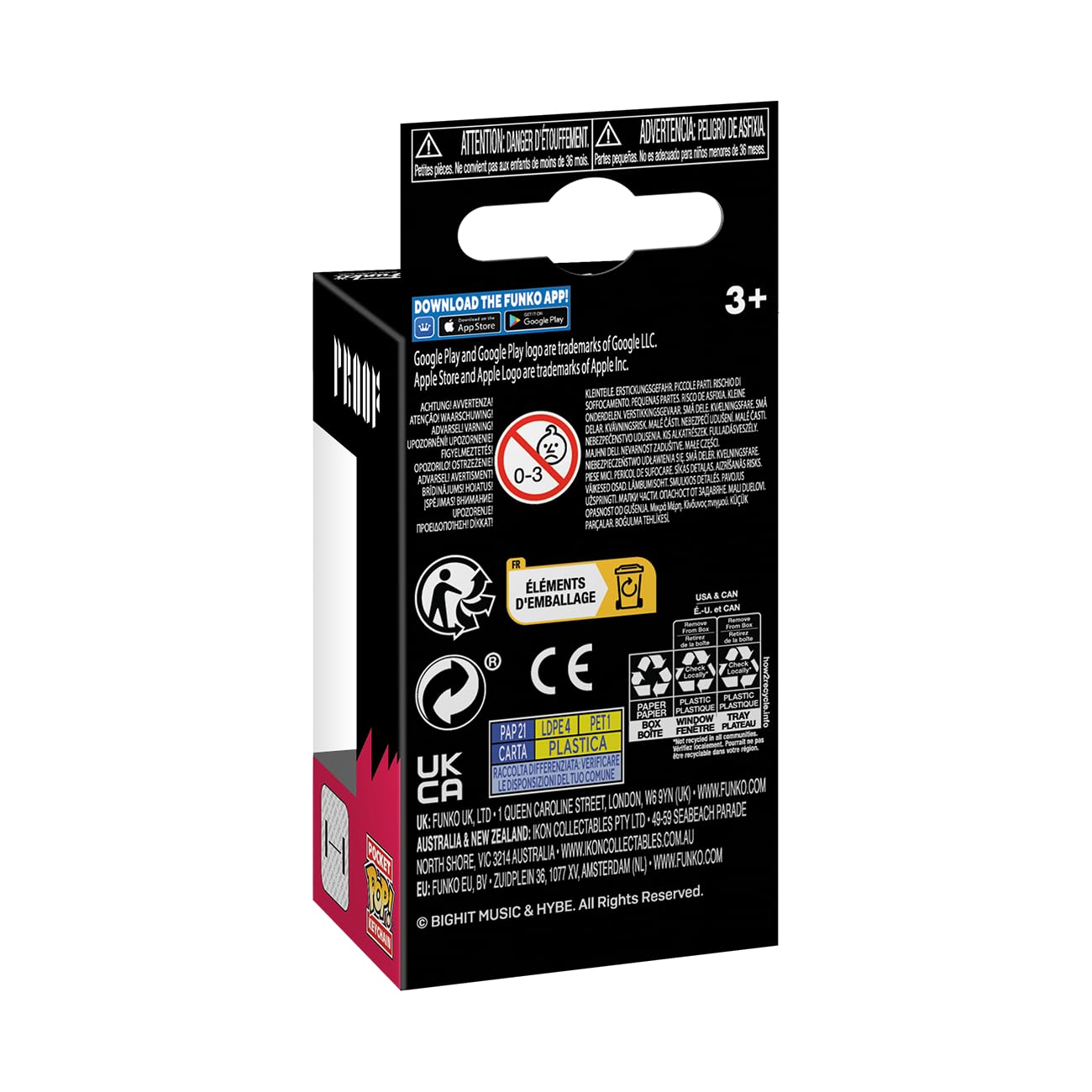 Funko POP! Keychain: BTS - RM Novelty Keyring - Collectable Mini Figure - Stocking Filler - Gift Idea - Official Merchandise - Music Fans - Backpack…