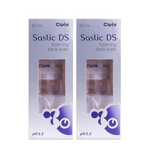 Cipla Sas_lic DS Foaming Face Wash (60ml) (pack of 2)