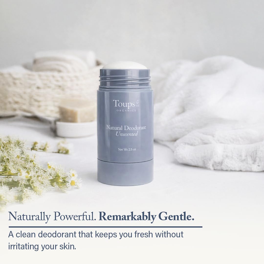 Toups & Co Natural Lavender Deodorant - Aluminum & Baking Soda Free - Grass-Fed Tallow Formula - Long-Lasting Odor Protection - Gentle for Sensitive Beauty and Personal Care Toups and Co