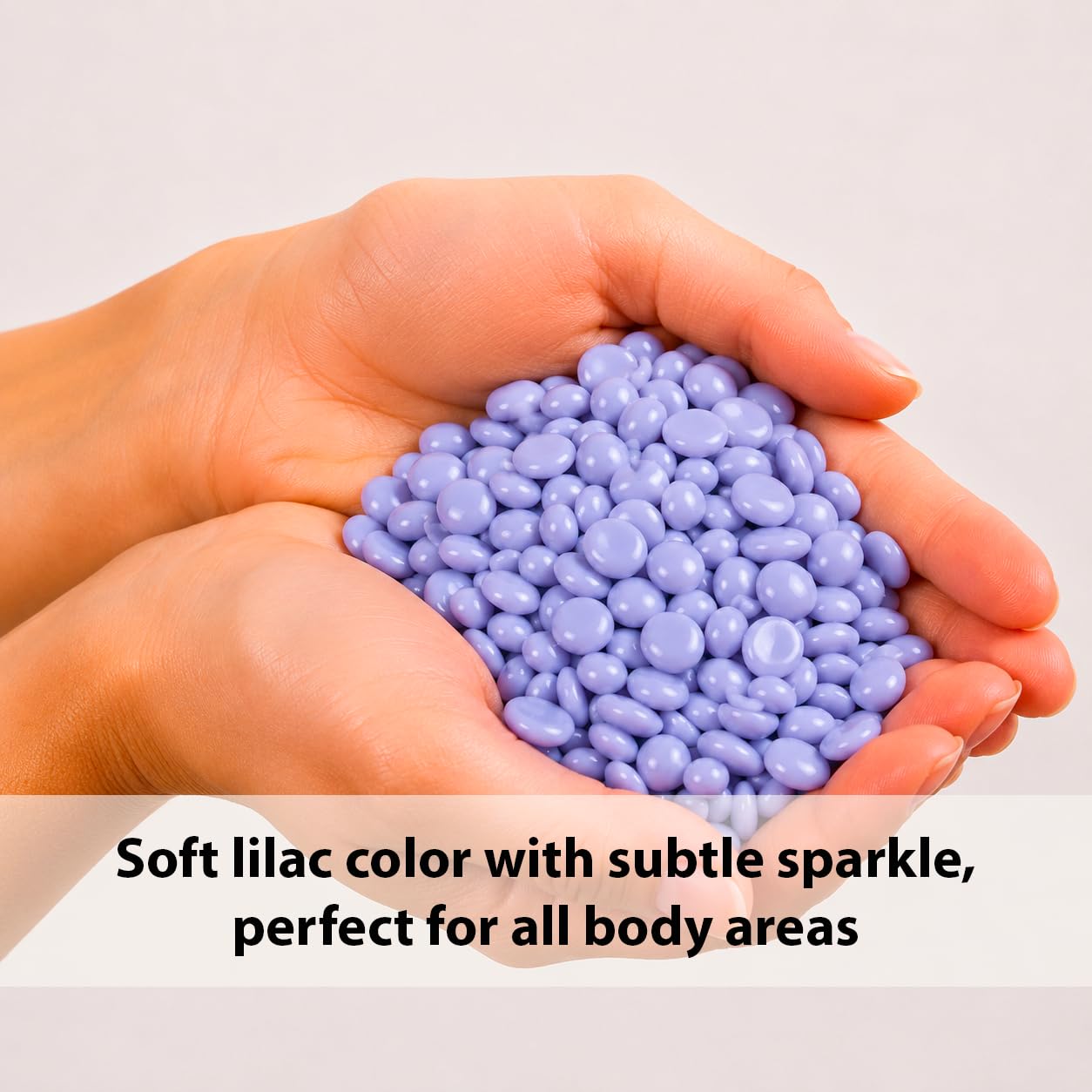 WaxUSA by Waxness Hard Wax Beads 1.67 lb (750g) Pack of 12 - Lunar Lilac Demi-Creamy Sparkle Texture - Professional Stripless Hair Removal - Made in Beauty and Personal Care Waxness