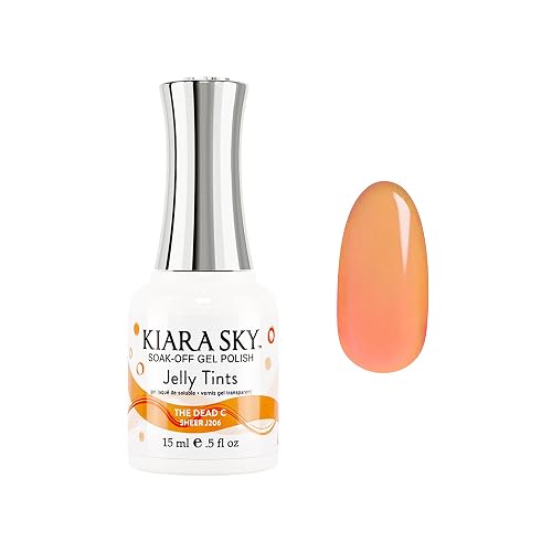 KIARA SKY Professional Nails Soak Off Jelly Tint Gel Polish (The Dead C) Beauty & Personal Care KIARA SKY