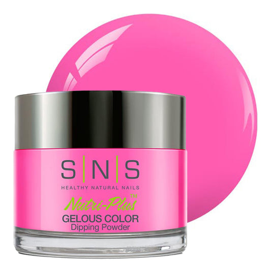 SNS Nail Dip Powder, Gelous Color Dipping Powder - Cheesy Pick Up Lines (Pink/Fuchsia) - Long-Lasting Dip Nail Color Lasts 14 Days - Low-Odor & No UV Beauty & Personal Care SNS Healthy Natural Nails