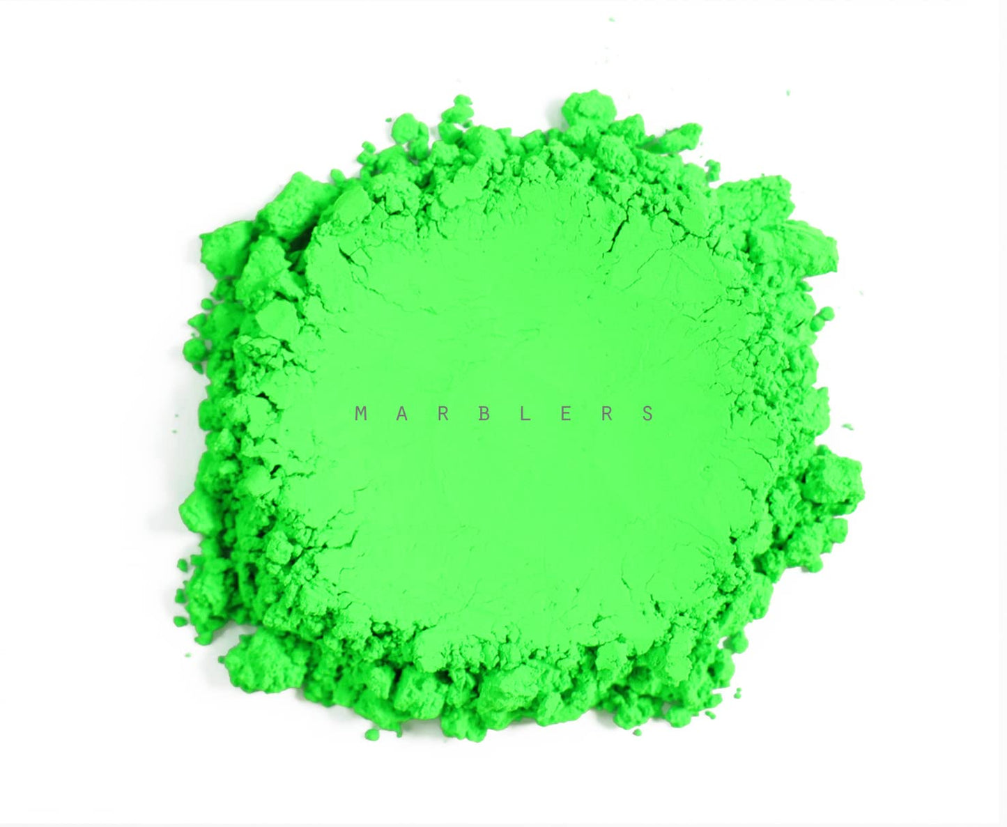 MARBLERS Fluorescent Pigment [Neon Green] 0.11oz (3g) | Matte Pigment | Non-Toxic | Vegan | Cruelty-Free | Nail Polish, Nail Art, Soap, Craft |