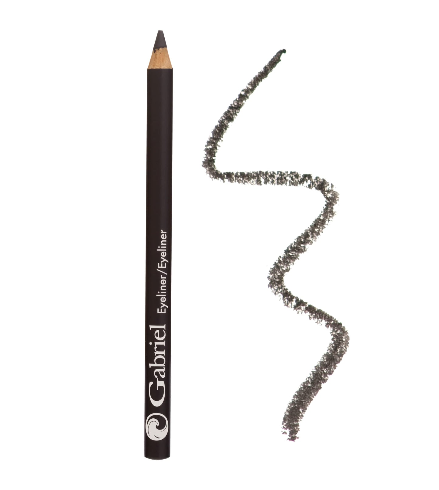 Gabriel Cosmetics Classic Eyeliner (Charcoal), Natural Eye Liner, Paraben Free, Vegan, Gluten-free, Cruelty- free, Non GMO, long lasting, Infused