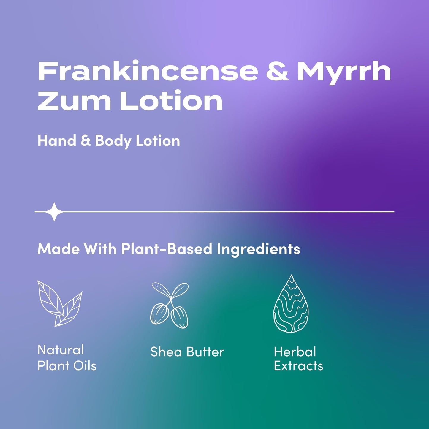 Indigo Wild Zum Hand & Body Lotion - Natural Hand Lotion for Dry Hands - Body Lotion for Women & Men - Body Moisturizers Include Shea Butter, Jojoba