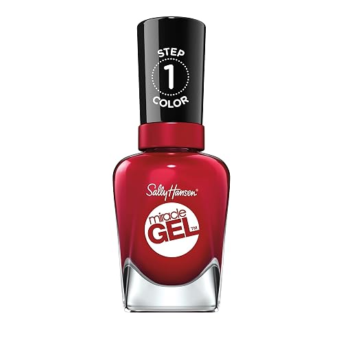 Sally Hansen Miracle Gel Salon Quality Nail Polish | Gel-Like Formula, Two-Step System, No UV Light Needed, Long Lasting | Opaque, Glossy | 474 Can't Beauty & Personal Care Sally Hansen