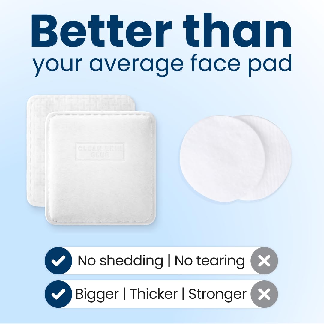 Clean Skin Club Clean² Pads 2.0 [NEW & Improved Edges] Guaranteed Not to Shed & Tear, Unique Triple Layers, Textured Side & Ultra Soft Side, Organic Beauty and Personal Care CLEAN SKIN CLUB