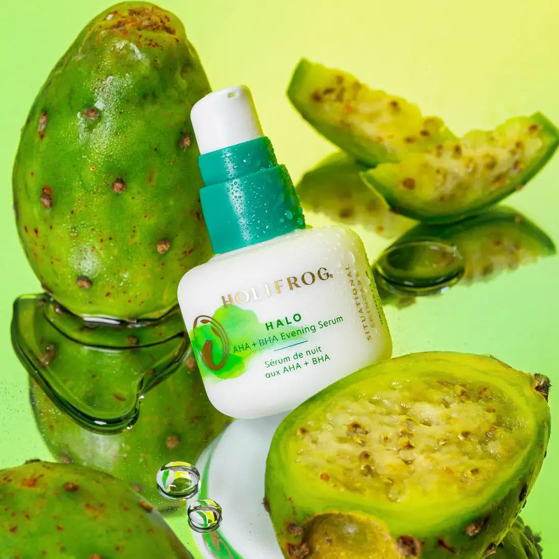 HOLIFROG Halo AHA Plus BHA Evening Serum by HoliFrog for Women - 1 oz Serum