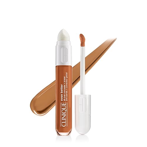 Clinique Even Better All-Over Full Coverage Concealer + Eraser Makeup For Dark Undereye Circles | With Hyaluronic Acid + Caffeine | Hydrating