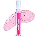 Blossom Lip Gloss Juicy Jelly Moisturizing Fruit Flavored Nourishing High Shine Lip Oil with Doe Foot Wand Applicator, 0.09oz, Strawberry