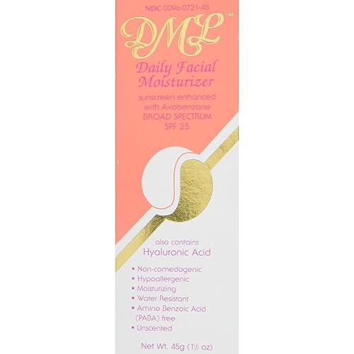 DML Facial Moisturizer SPF 25, 1.5 Oz (3 Pack) (SG_B0064JD6VQ_US)