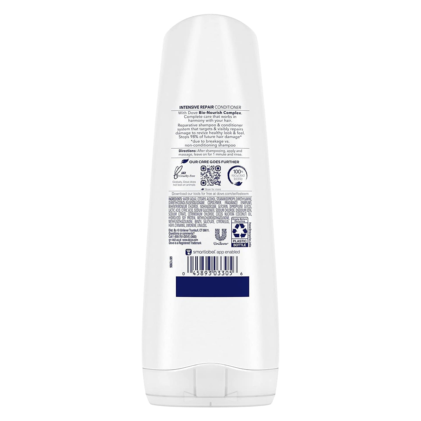 Dove Conditioner 12 Ounce Intensive Repair Damage Solutions (354ml) (2 Pack)