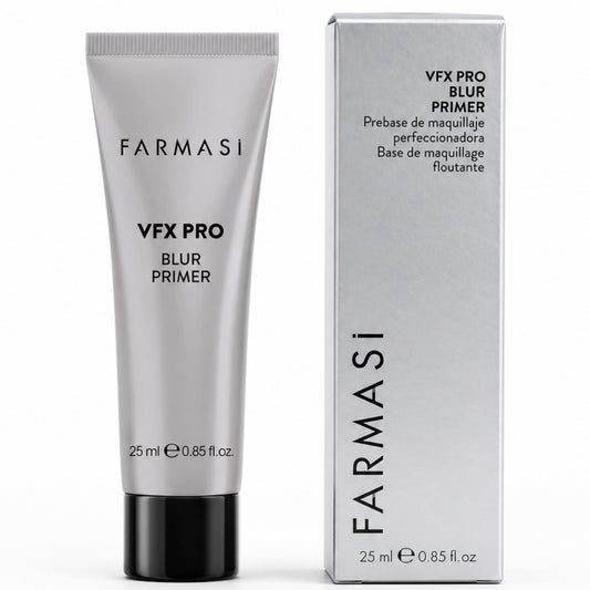 FARMASi VFX Pro Blur Makeup Primer, Smoothing Face Base with Soft-Focus Finish, Oil-Free Matte and Velvety Feel, Helps Minimize the Look of Pores and Fine Lines, Vitamin E, 0.85 fl oz, Blur