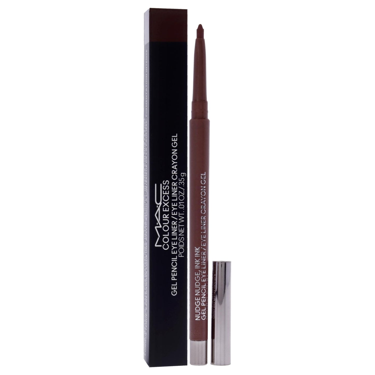 Colour Excess Gel Pencil Eye Pencil - Nudge Nudge-Ink Ink by MAC for Women - 0.01 oz Eye Pencil