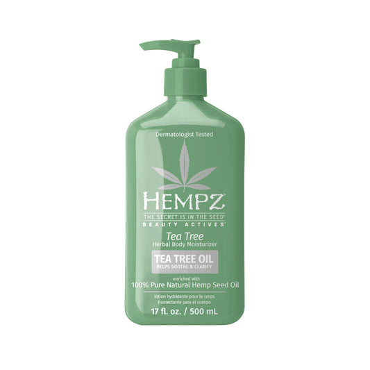 Hempz Tea Tree Herbal Body Moisturizer 17 oz. Beauty & Personal Care Hempz