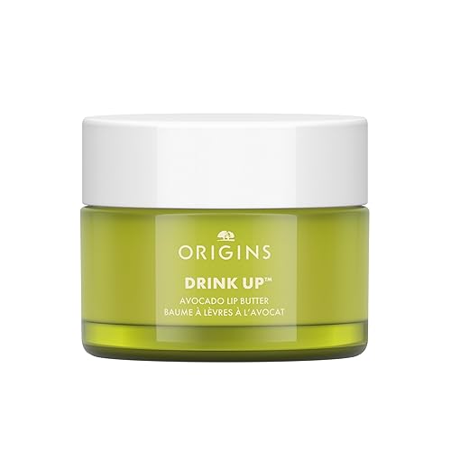 Origins Drink Up Avocado Lip Balm + Treatment | Plumps & Softens Lips | With Plant-Derived Oils & Butters, 0.5 Ounce