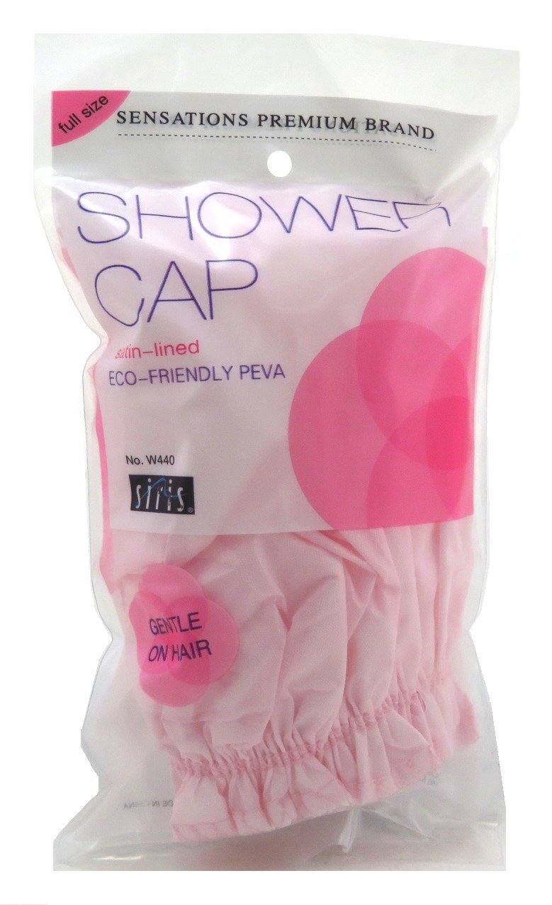 Siris Shower Cap Full Size Satin Lined Vinyl