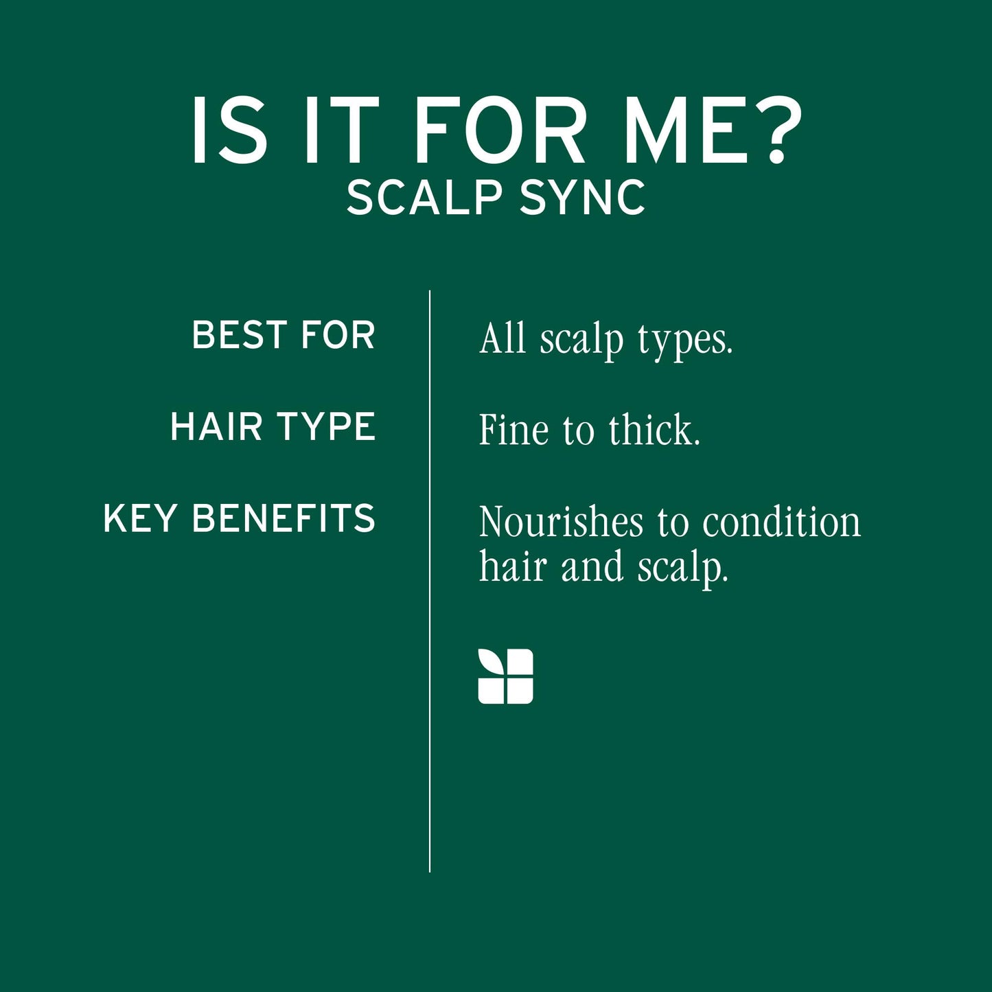 Biolage Scalp Sync Universal Conditioner - Nourishing & Hydrating for All Scalp Types, Lightweight Moisturizing & Conditioning, Fermented Tea Blend