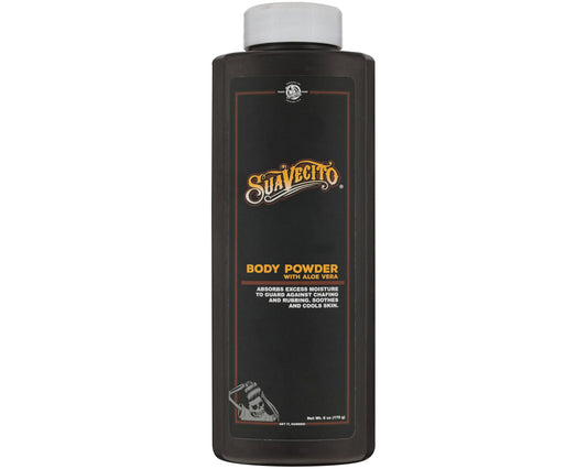 Suavecito Body Powder with Aloe Vera, 6 oz. - Original Scent - Provides Long Lasting Comfort & Protection, Eliminates Chafing & Rubbing, Guards