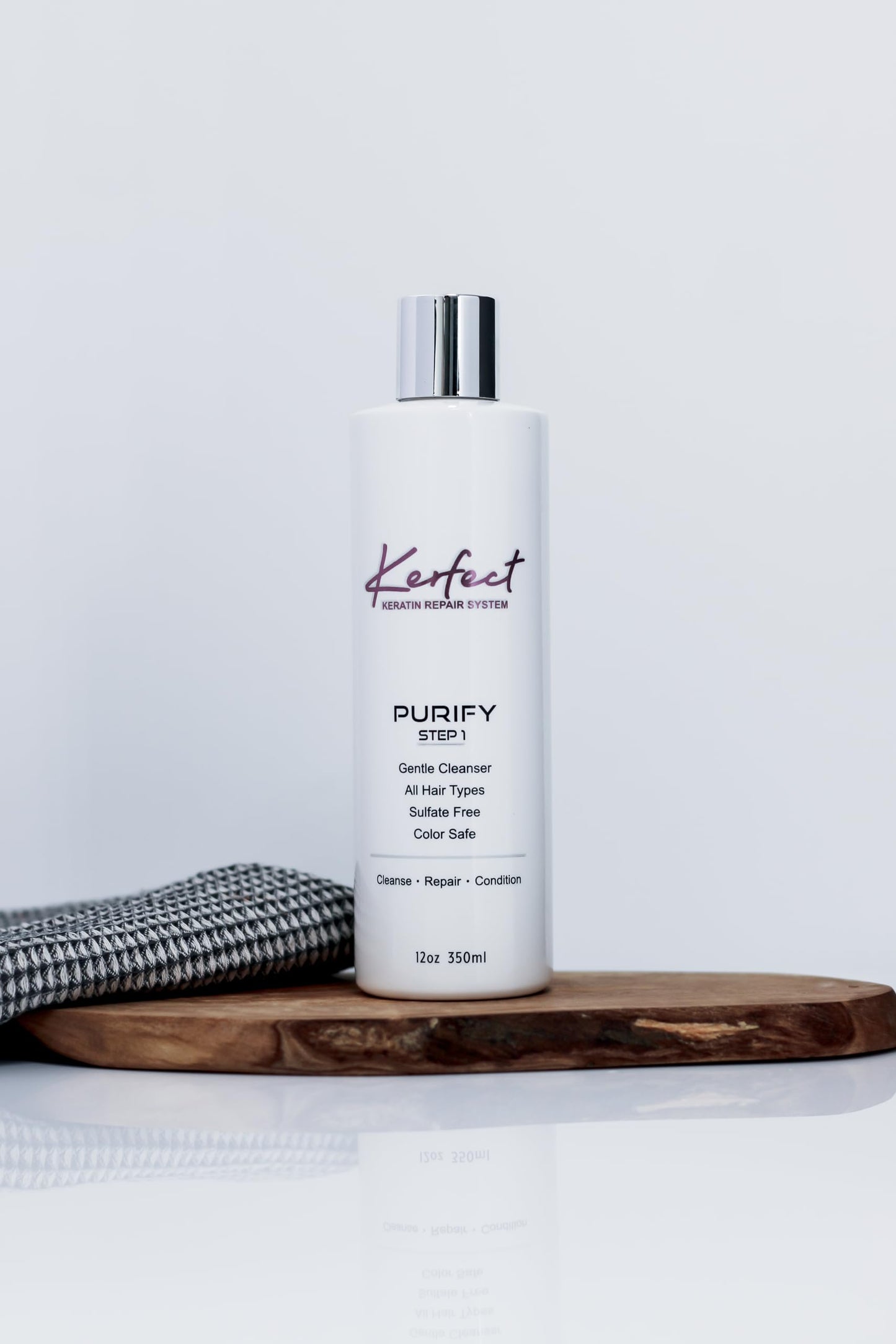 Kerfect Hair Repair System Step 1, Purify Gentle Cleanser, Shampoo
