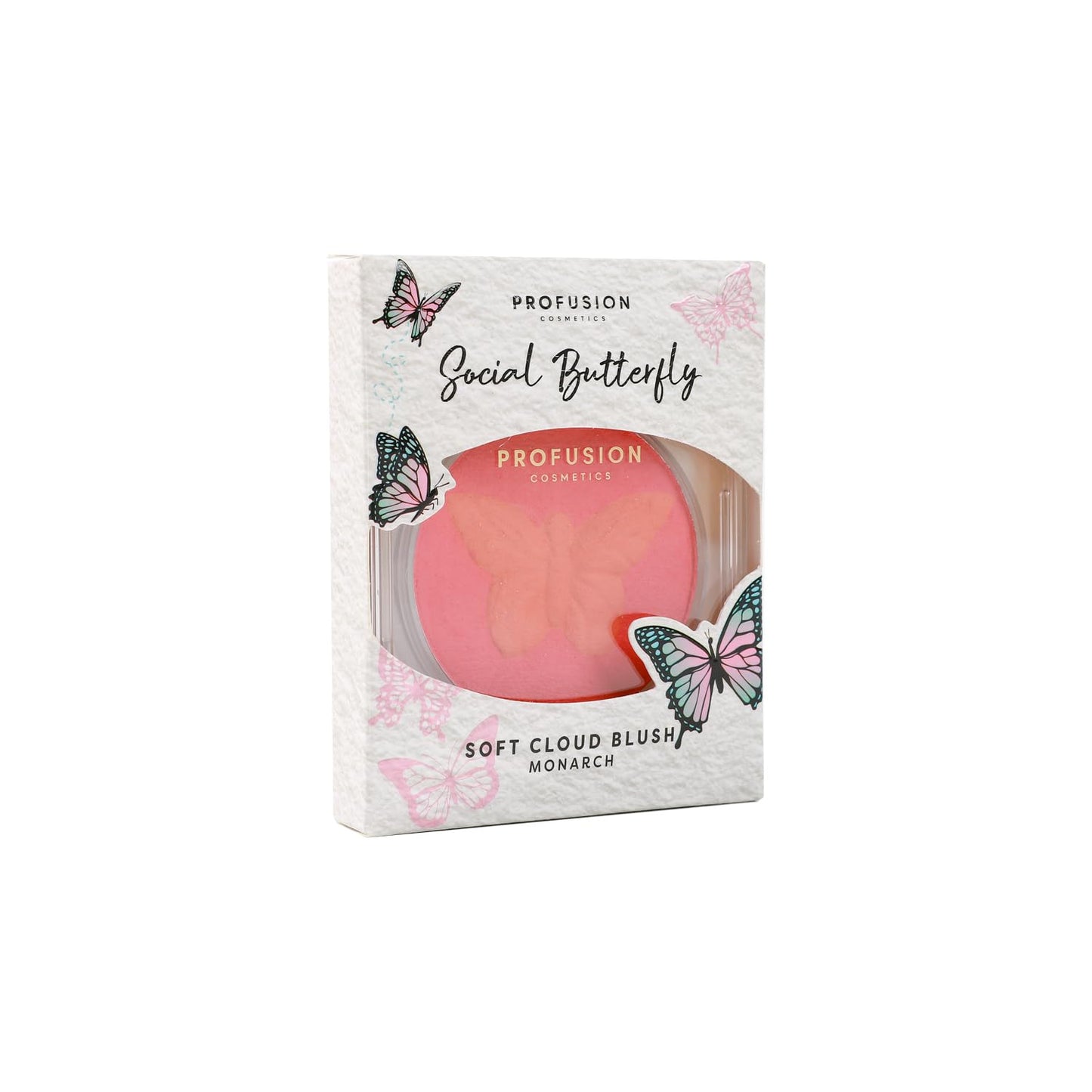 Profusion Cosmetics Empowered Social Butterfly Mousse Blush, Lightweight and Velvety Smooth Texture Improves Natural Flush, Radiates Confidence