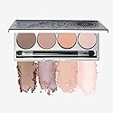 Honeybee Gardens Skinny Dip Eye Shadow Palette, Clean and Bold, 4 Highly Pigmented Colors With Long Lasting Luxe Finish, Vegan, Cruelty-Free