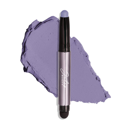 Julep Eyeshadow 101 Cream-to-Powder Waterproof Shadow Stick - Periwinkle Matte - Long-Lasting, Crease-Proof, Light Blue Purple Matte Cream Eyeshadow