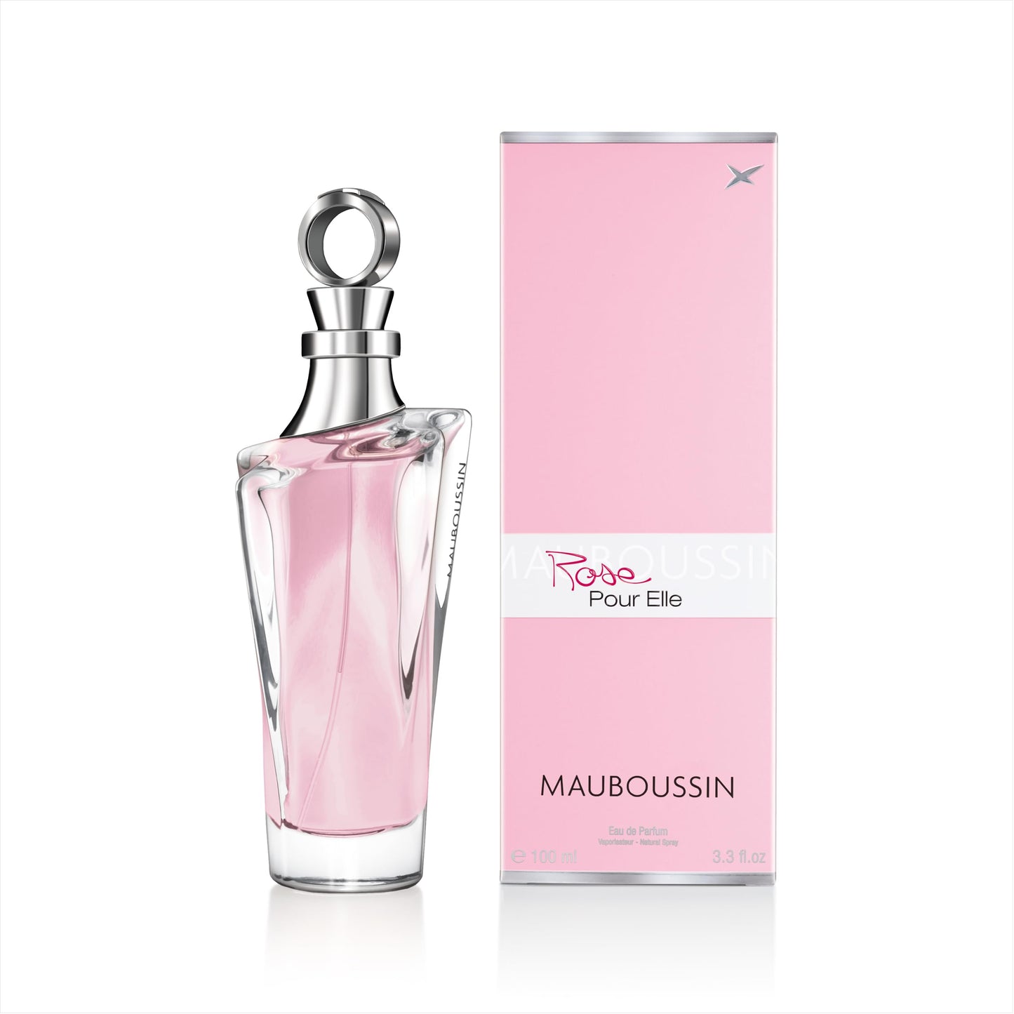 Mauboussin - Rose Pour Elle 100ml (3.3 Fl Oz) - Eau de Parfum for Women - Floral, Fruity & Fresh Scents