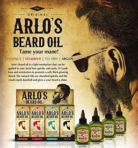 Arlo's Beard Oil with Argan Oil, 2.5 Fluid Ounce