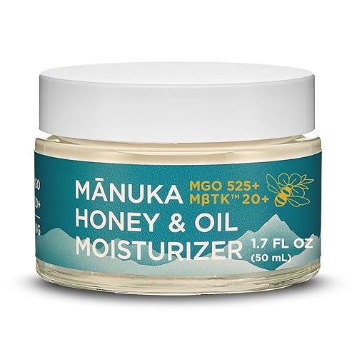 MELORA Manuka Honey Moisturizing Face Cream (1.7 Oz) - Face Moisturizer with Manuka Honey & Oil for Dry or Sensitive Skin - Anti-Aging Cream Facial
