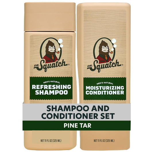 Dr. Squatch Men's Natural Shampoo and Conditioner Set - Sulfate & Paraben Free Natural Shampoo and Conditioner for Men - Scalp Nourishing Formula Beauty & Personal Care Dr. Squatch