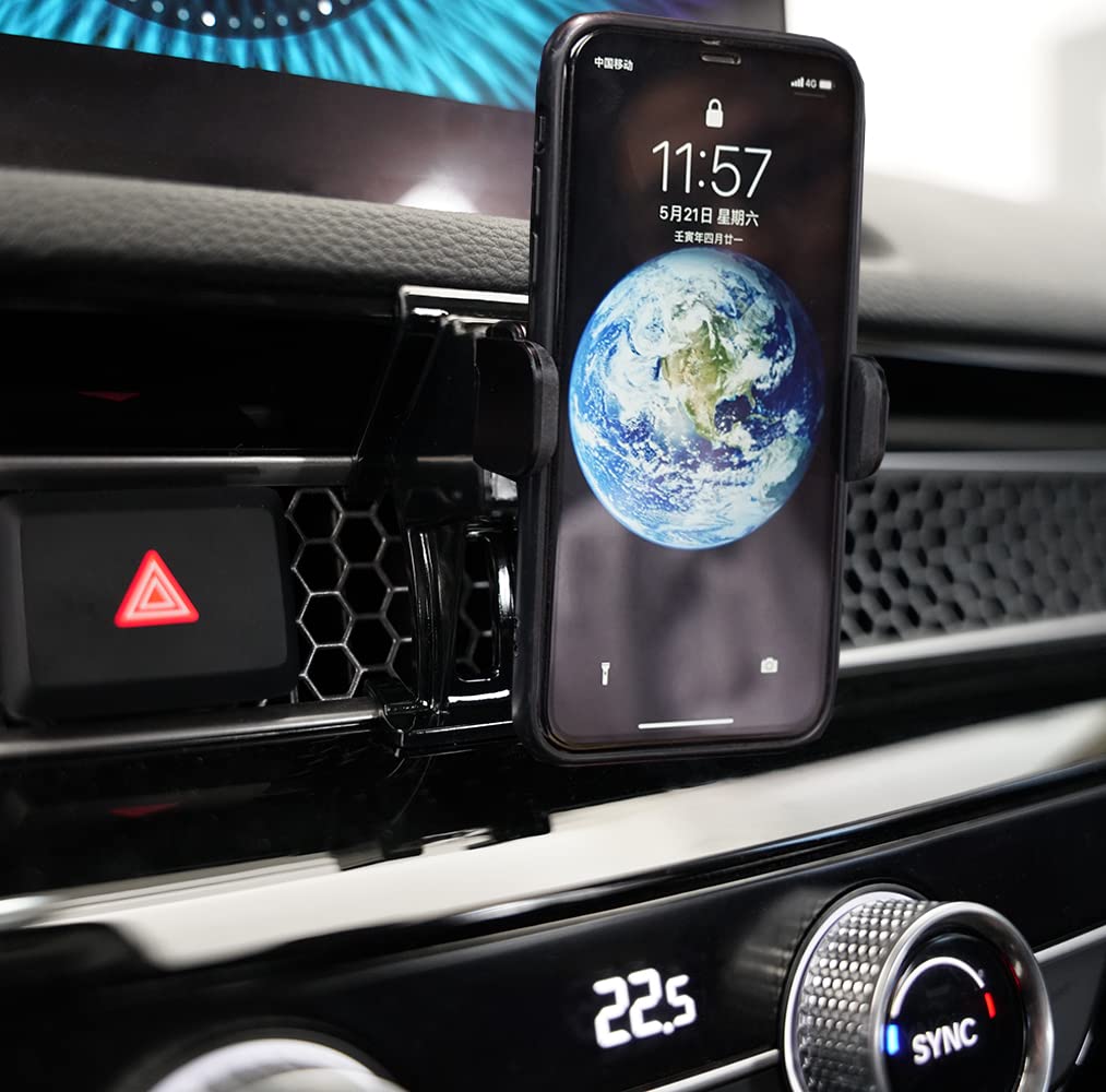 Zchan Car Phone Holder Fit for Honda Civic 2025-2022(NOT CRV/Accord/HRV) Upgraded Sensor Locked Phone Mount Custom,Auto-Clamping Cradle Free Hands…