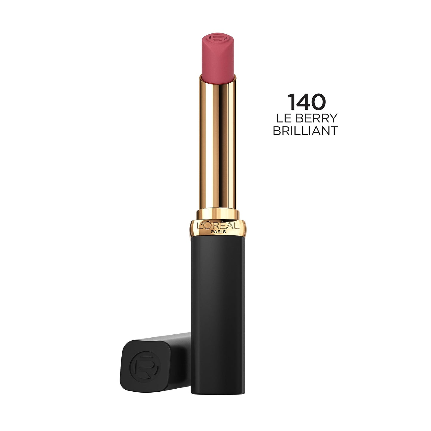 L'Oreal Paris Colour Riche Intense Volume Matte Lipstick, Lip Makeup Infused with Hyaluronic Acid for up to 16HR Wear, Le Berry Brilliant, 0.06 Oz