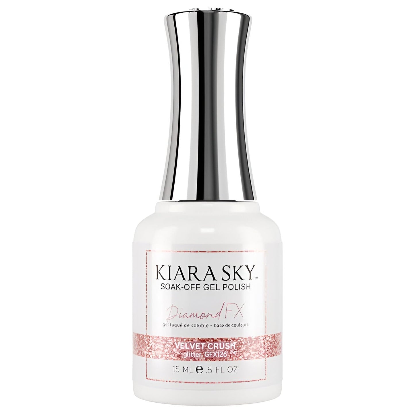 KIARA SKY Soak Off Gel Nail Polish DIAMOND FX 0.5 fl oz, VELVET CRUSH (GFX126) Beauty & Personal Care KIARA SKY