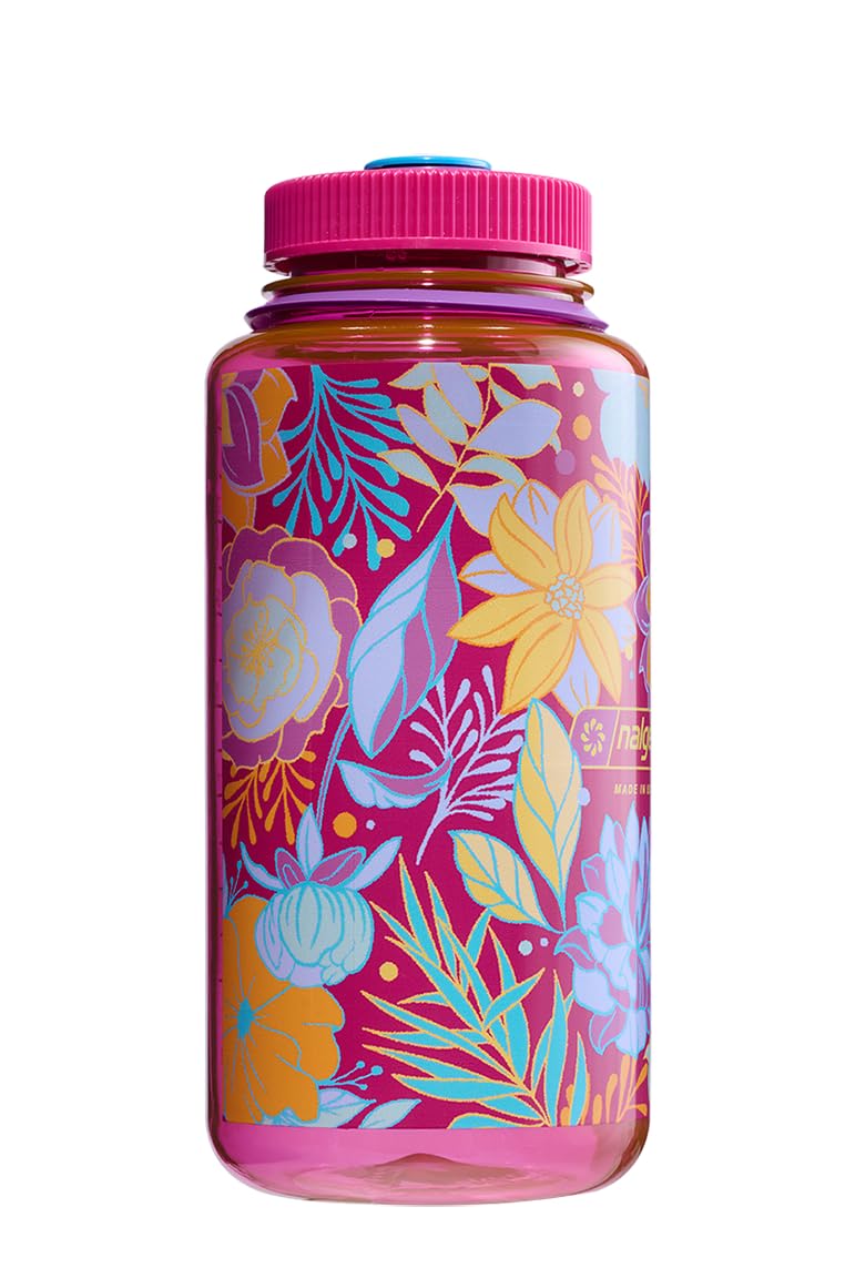 Nalgene Water Bottle 'WH Sustain' - 1 Litre Botanical Florals