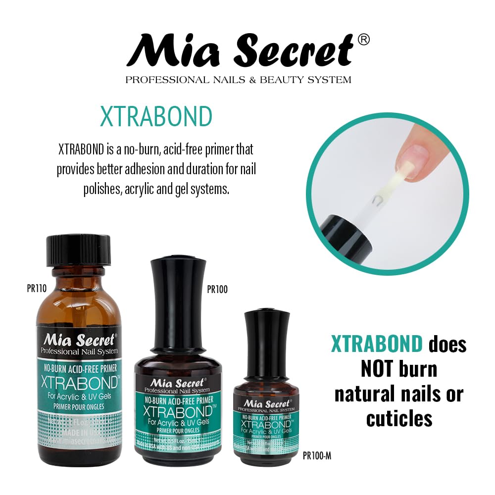Mia Secret Nail Prep 0.5oz (NP-30) & Xtrabond Primer 0.5 oz (PR100)