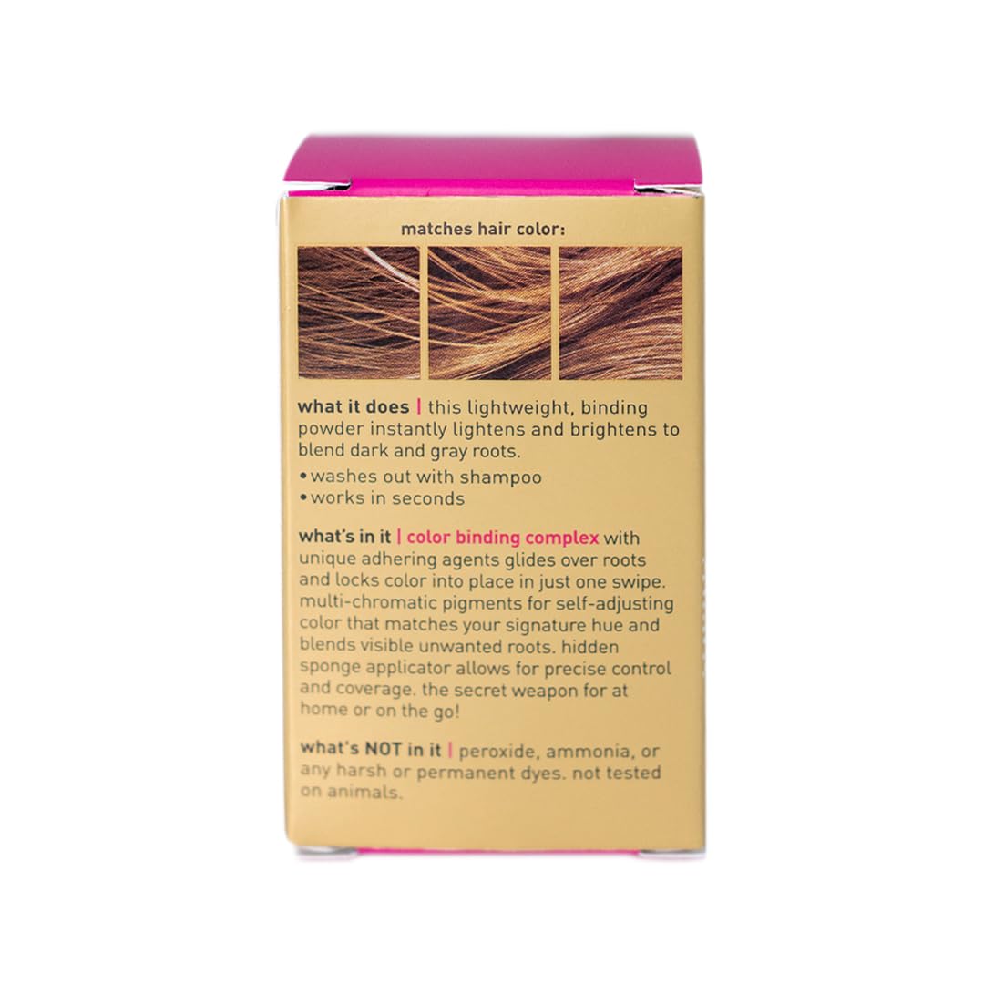 Style Edit Root Touch Up Powder | Temporary Hair Color for Gray Roots and Thinning Hair | Salon-Quality, Transfer-Resistant Hair Concealer | Dark Beauty & Personal Care STYLE EDIT