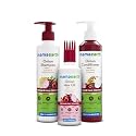 Mamaearth Onion Hair Care Kit - Hair Fall Control with 150ml Onion Oil & Shampoo + Conditioner (250ml Each) | Anti Hair Loss & Growth Formula | 3