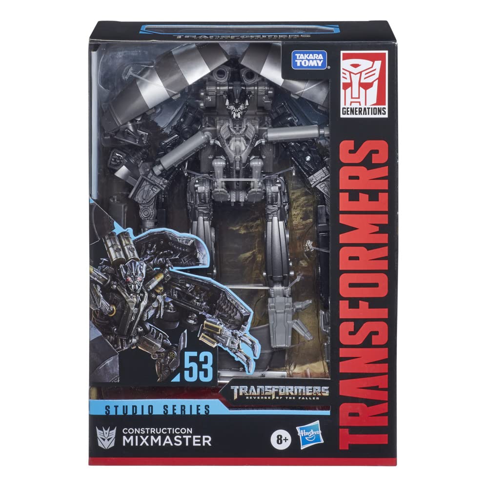 Transformers Toys Studio Series 53 Voyager Class Revenge of The Fallen Movie Constructicon Mixmaster Action Figure - Ages 8 & Up, 6.5"