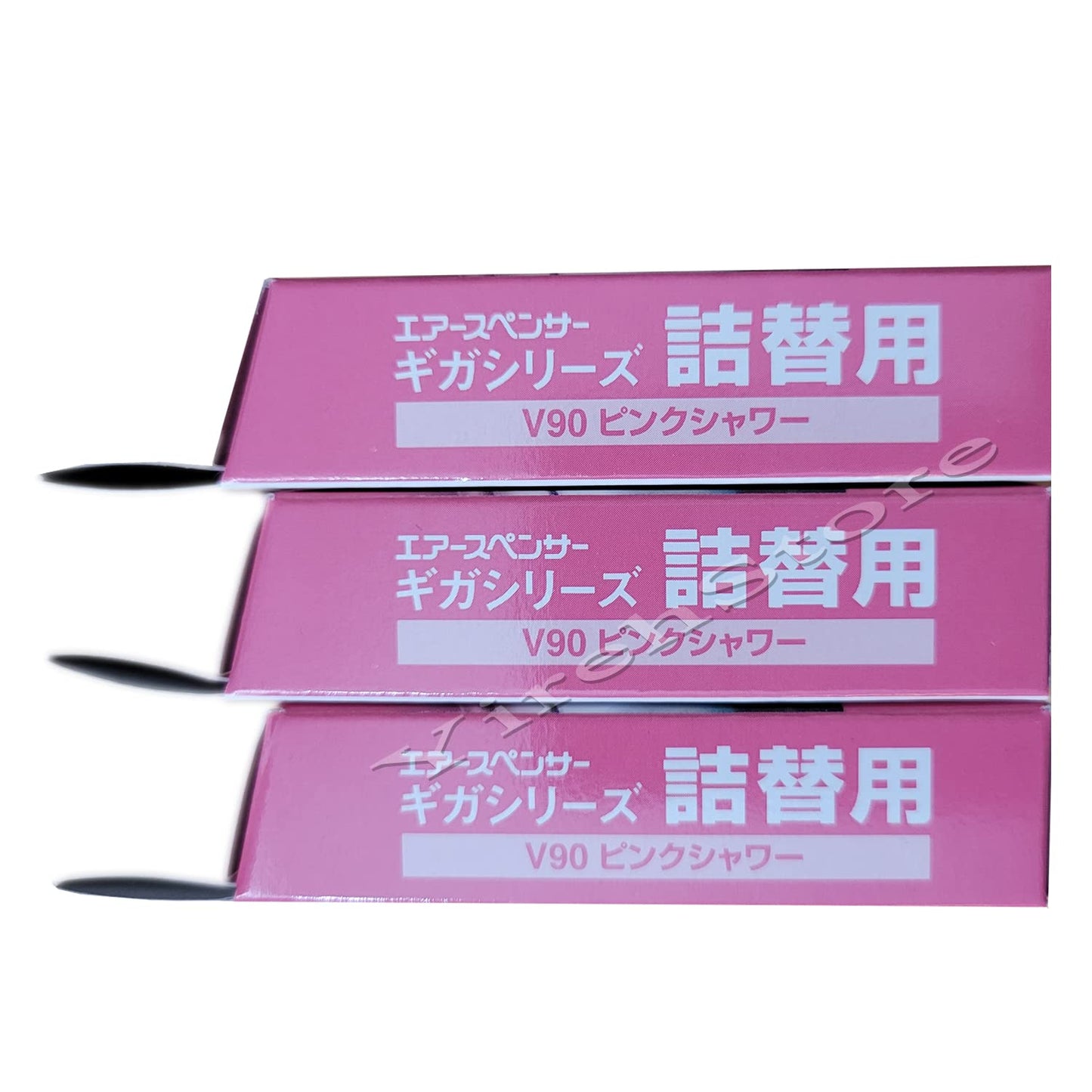 Air Spencer Giga Clip Stick REFILL 3-Box Pink Shower Scent, Designed for GIGA Sylpheed, Clip, Clipia II, Bijou, Cross, LuxDry, Rijoure Refill