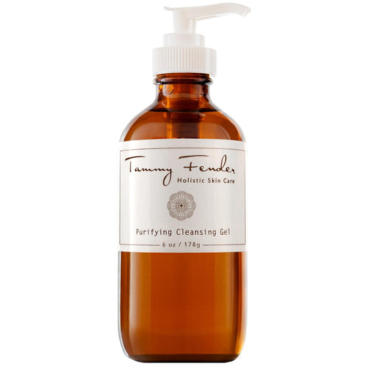 TAMMY FENDER - Purifying Cleansing Gel | Natural, Organic, Cruelty Free, Non-Toxic Skincare | Makeup Remover to Smooth, Soften, & Clarify | For Oily