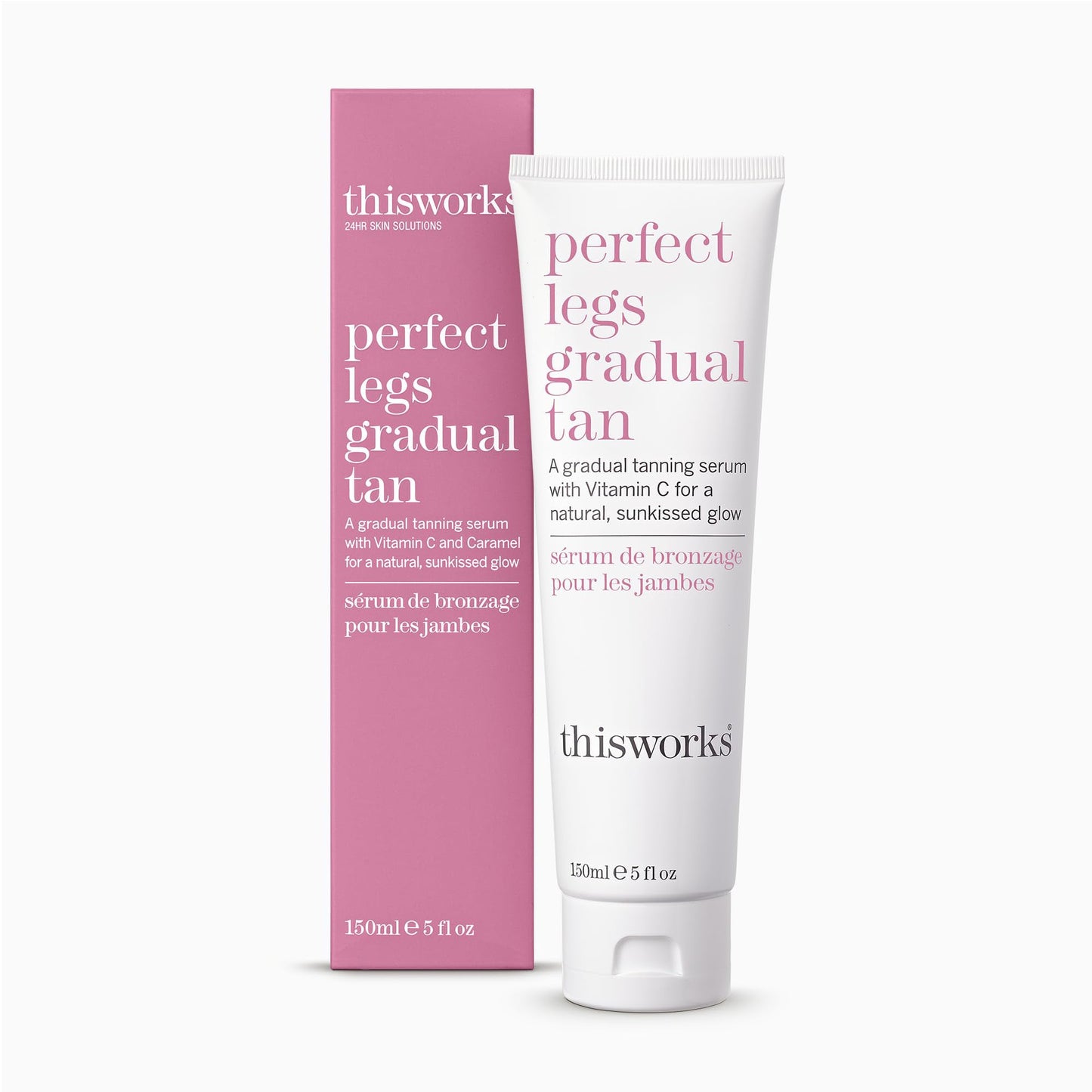 This Works Perfect Legs Gradual Tan, Self Tanner with Vitamin E & Shea Butter, 150ml