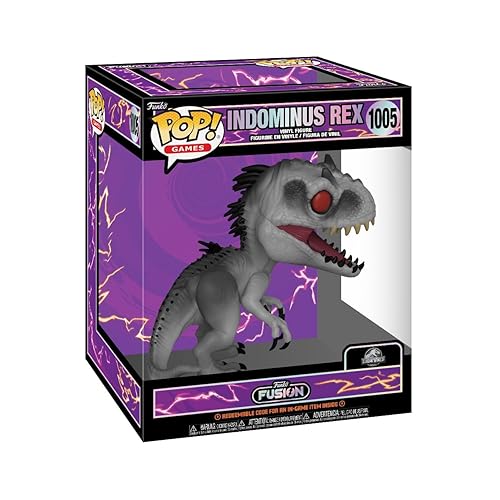 Funko POP! Super: Fusion - Indominus Rex - 1/6 Odds for Rare Chase Variant - Jurassic Park - Collectable Vinyl Figure - Gift Idea - Official…